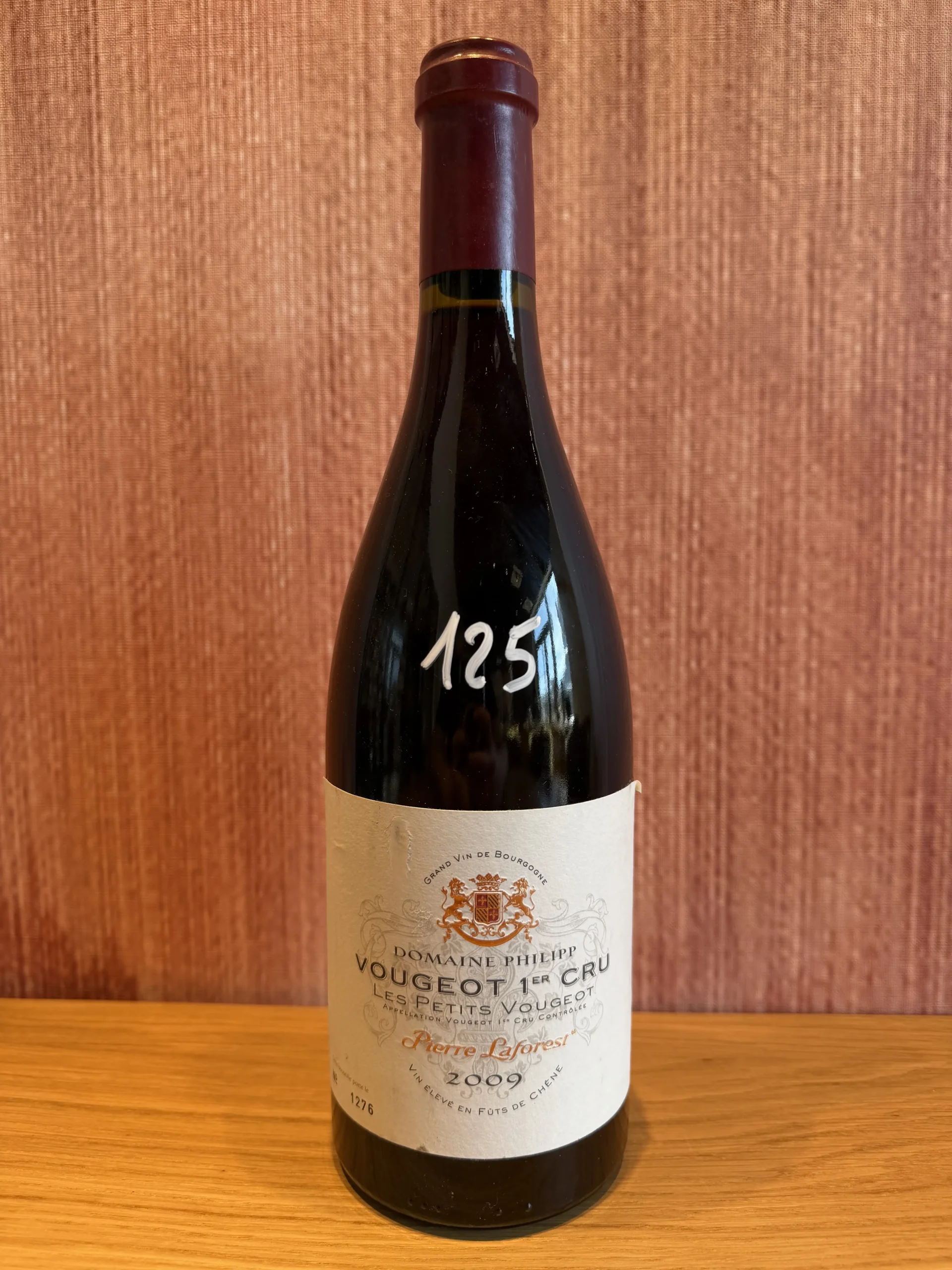 Domaine Philipp – Vougeot 1er Cru Les Petits Vougeot 2009